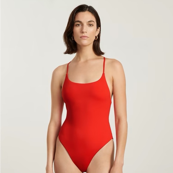 Everlane String One Piece Swimsuit - Picture 2 of 9